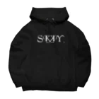 スケキヨ@グッズ販売🛍のSKKY.(白文字) Big Hoodie