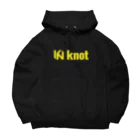knot/ノットのknot 屋号ロゴ Big Hoodie