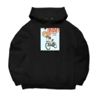 nidan-illustrationの!RIDE! (CARTOON STYLE) Big Hoodie