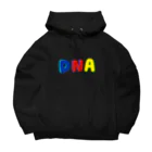 🍎デグーと服と雑貨屋さん🍏の❤️💛DNA💙💚　dna 　英文字グッズ ビッグシルエットパーカー