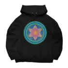 ポンコツホンポのI & I SEE JAH LIGHT (M) Big Hoodie