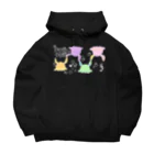 🐈ねこうさぎ🐇の今日も仲良くメンダコうさぎ Big Hoodie