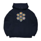 猫と釣り人のWAGASHI_2 Big Hoodie