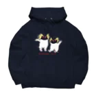 ヤママユ(ヤママユ・ペンギイナ)のふたごのイワトビペンギン(キタ) Big Hoodie