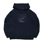 YamamoriMeidoの寝ているトイプードル(白線ver.) Big Hoodie