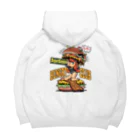 nidan-illustrationの"HUNGRY CLUB" Big Hoodie