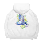 睦月の水彩にゃんこ Big Hoodie