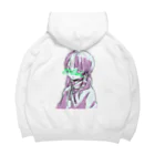 労災ひっぷほっぷの両面イラストChill Big Hoodie