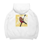 工房ＨＡＮＺＯＵの野鳥シリーズ　ベニマシコ Big Hoodie