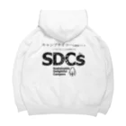 Too fool campers Shop!のSDCsキャンペーン キャンプサイコーおじさんコラボ(黒文字) Big Hoodie