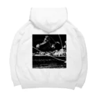 eporsのcartier hoodie white/ash/black/navy ビッグシルエットパーカー