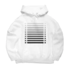 cooLunaのcolor bar - monochrome - Big Hoodie