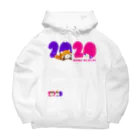 LittleLoroの令和 子年 干支 2020 ハリネズミ年 Big Hoodie