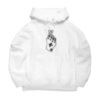 elli-okiのHazichi×WHITE Big Hoodie