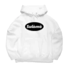 Sulomoのloop logo big sweat Big Hoodie