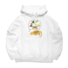 もむのふの爬虫類グッズやさんの夢見るフトアゴちゃん Big Hoodie