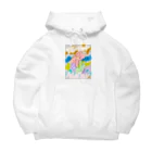 91-のvivid flower Big Hoodie