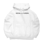 YUMEMIのGROW with YUMEMI（黒ロゴ） Big Hoodie