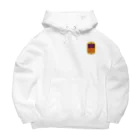 kg_shopの[☆両面] 次、とまります【視力検査表パロディ】 Big Hoodie