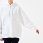 Dragon's Gateグッズのニホンカナヘビバックプリントト Big Hoodie with drop shoulders