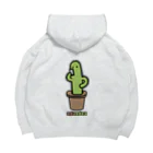 高堂玲/イラストの方のサボるサボテン Big Hoodie