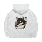 もふもふ天国！のくろしばシリーズ Big Hoodie