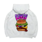 あやしいおばさん くろまめさんのランチ（チーズバーガー） Big Hoodie