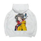 大正レトロJYOSIの大正レトロJYOSI　レイナ Big Hoodie