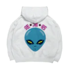 LalaHangeulの외계인(宇宙人) ハングルデザイン Big Hoodie