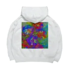 水草のflowers Big Hoodie