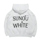 スノウくん❄️⚔️のSUNOU WHITE ビッグシルエットパーカー ビッグシルエットパーカー