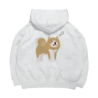 しばじるしデザインのモヤっと秋田犬 Big Hoodie