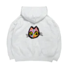 まみおデザインのカラフルニャンコ Big Hoodie