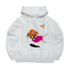 fig-treeの水玉の女04 Big Hoodie