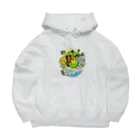 Cody the LovebirdのChubby Bird セキセイインコの妖精 Matcha 一緒に森を守ろう！ Big Hoodie