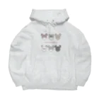 moca's  atelierのポップコーンチンチラ Big Hoodie