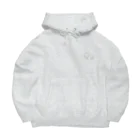 ぷぷまるの後ろ姿　ぷぷまる　黒線 Big Hoodie