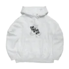 ロジローの脱力ネコ(黒) Big Hoodie