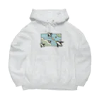 ari designの夢を叶えたペンギン Big Hoodie