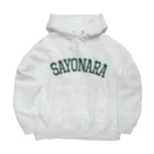 さよならキャンプ 公式ショップのカレッジ風「さよなら」 Big Hoodie