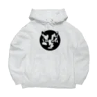 Fontaのジオメトリック猫 Big Hoodie