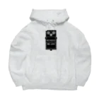 QUQU_WORKSのノーミュージックノーライフ エフェクターデザイン ブラック Big Hoodie