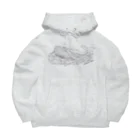 ariariartの世界でもっとも孤独なクジラとラジオ【チャリティー】 Big Hoodie