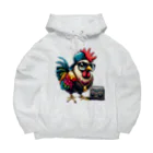 hoodie styleのHIPHOPチャボ ビッグシルエットパーカー