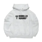 GORILLA SQUAD 公式ノベルティショップのGORILLA SQUAD ロゴ黒 Big Hoodie