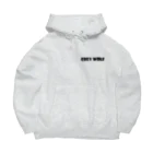 COZY WOLFの【COZY WOLF】ホワイト/アッシュ（黄・青ロゴ） Big Hoodie