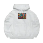 テフラんずのサイケデリックアート Big Hoodie