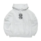 mirinconixのじっと見るガラクタくん Big Hoodie