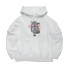 オカメインコだらけ×オキナインコまみれのオカメインコはウキウキしている。ホワイトフェイス女子 Big Hoodie