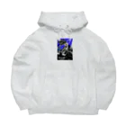 WIND-OF-SILVERのスタイリッシュ夜叉 Big Hoodie